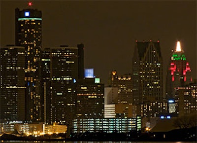 Mnet 160693 Detroit Skyline