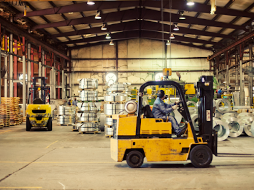 Mnet 163976 Factory Worker Forklift Operator In Motion 0
