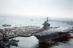 Mnet 36006 Uss Saratoga 28 Cv 60 29 Returns From Desert Storm 0