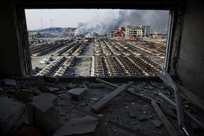 Mnet 48054 China Port Explosion Tianjin