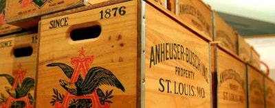 Mnet 49337 Anheuser Busch Wood Crates 0