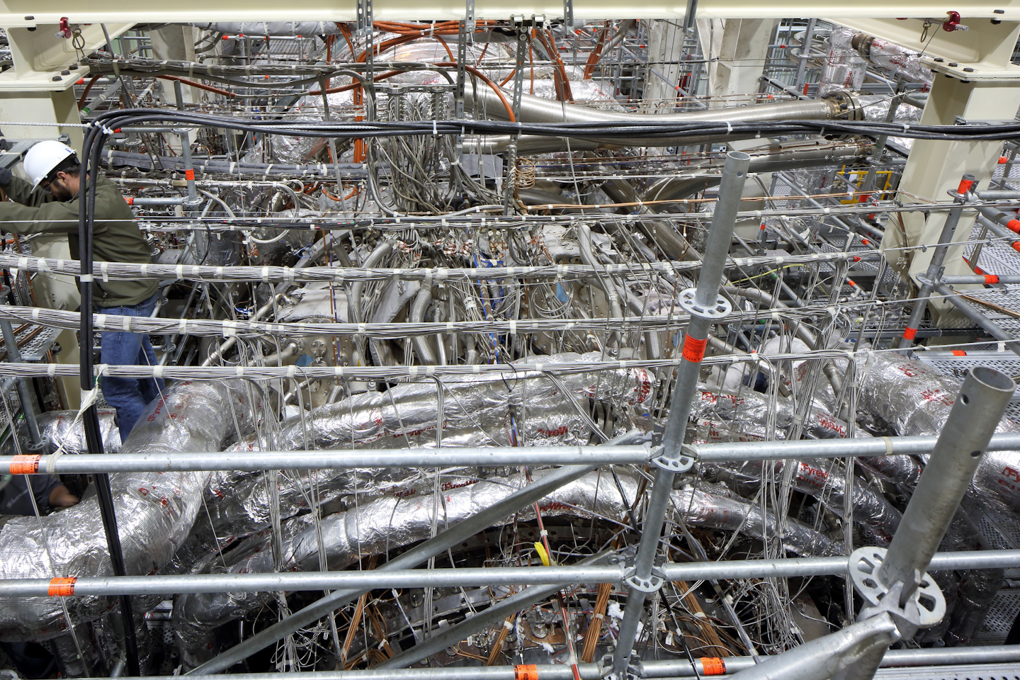 GE Power’s off-grid, full-speed, full-load test bed used 4,500 sensors as engineers pushed the machine to operate in stressful conditions, such as running the turbine at 110 percent of its rated speed. (Image credit: GE Power)