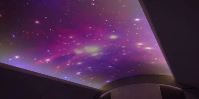 Boeing hopes that the passengers of its airplanes will soon see visuals like this above their heads. (Image credit: Boeing)