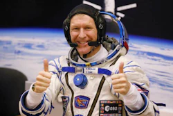 Astronaut Tim Peake aboard the International Space Station. (AP Photo)
