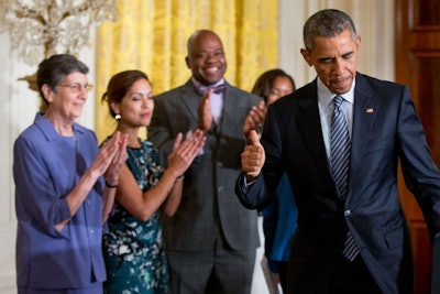 An appeals panel in Washington on Thursday rebuffed efforts to delay enforcement of President Barack Obama's plan to reduce greenhouse gas emissions until legal challenges are resolved. (AP Photo)