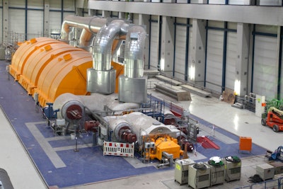 RDK 8’s “ultra supercritical” steam turbine. (Image credit: GE)