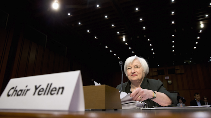 Federal Reserve Chair Janet Yellen prepares to testify on Capitol Hill in Washington, before the Joint Economic Committee. (AP Photo/Jacquelyn Martin, File)