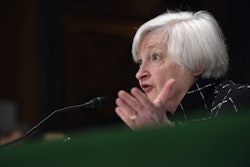 Federal Reserve Board Chair Janet Yellen testifies on Capitol Hill in Washington, Thursday, Feb. 11, 2016, before the Senate Banking Committee hearing on: 'The Semiannual Monetary Policy Report to the Congress.' (AP Photo/Susan Walsh)