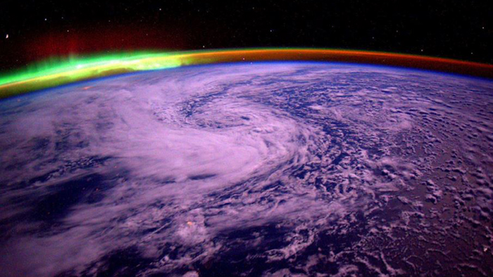 The Aurora lights. (Image credit: Scott Kelly via Twitter)