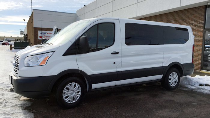 Ford says on March 31, 2016, it's recalling about 38,000 Transit vans in the U.S. and Canada because the side curtain air bags may not protect people properly in a crash. (AP Photo/Regina Garcia Cano)