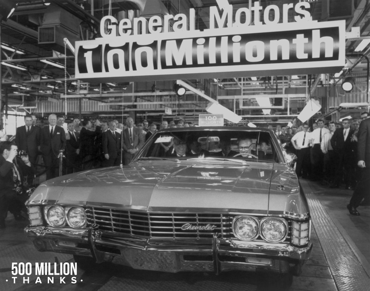 Today In Manufacturing History: GM Celebrates 100 Millionth Car Made In