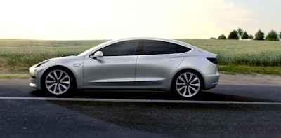 Tesla's Model 3 (Image credit: Tesla Motors)