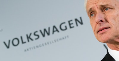 The bonus cuts will also apply to VW CEO Matthias Mueller. (AP Photo)