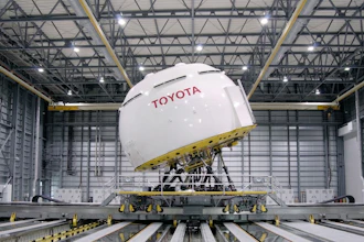 Toyota's Mount Fuji driving simulator. (Image credit: Toyota)