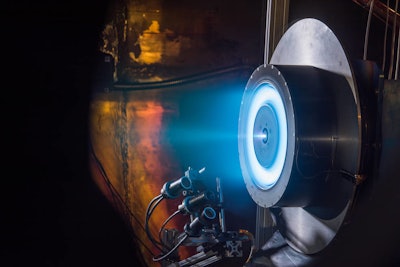 This prototype demonstrated the technology readiness needed for industry to continue the development of high-power solar electric propulsion into a flight-qualified system. (Image credit: NASA)