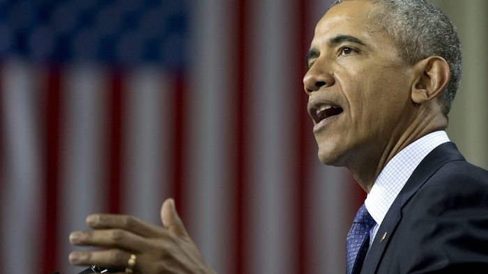 Mnet 73381 Obama Germany Trade Show Ap