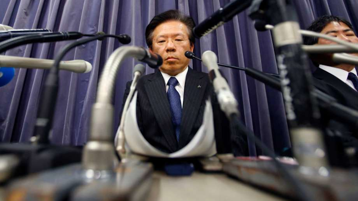 Mitsubishi Motors President Tetsuro Aikawa told reporters Tuesday that the probe was ongoing, suggesting that more irregularities might be found. (AP Photo/Shizuo Kambayashi)