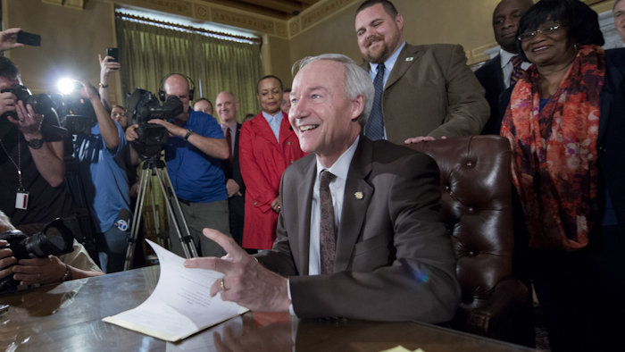 Arkansas Governor Asa Hutchinson (AP Photo)