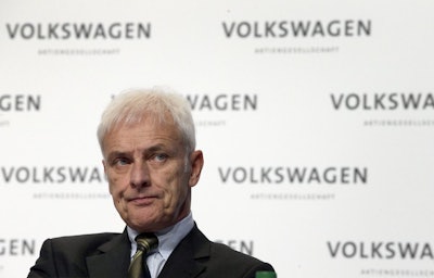 Matthias Mueller, CEO of Volkswagen (AP Photo/Michael Sohn)