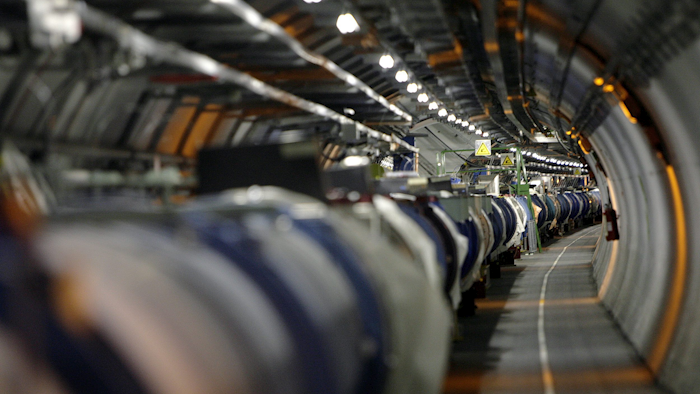CERN suspended operations because a weasel invaded a transformer that helps power the machine and set off an electrical outage on Thursday night, April 28, 2016. (Martial Trezzini/Keystone via AP)