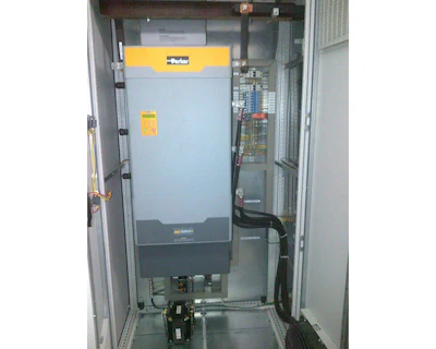 Figure 5: The Parker AC690+ drive that controls the centrifuge.