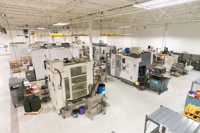 A look at a mill cell inside Aztalan Engineering in Lake Mills, WI