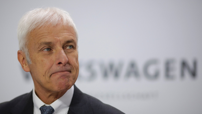 Volkswagen CEO Matthias Mueller (AP Photo/Markus Schreiber, file)