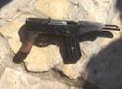 Mnet 79166 Mideast Israel Handmade Gun Ap Tn