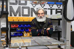 Ben Reytblat, 3DMonstr’s CEO, poses with his creation. (Image credit: 3DMonstr)
