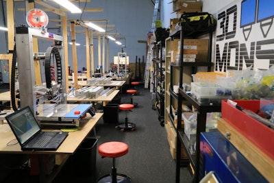 3DMonstr printers undergoing assembly at the company’s main plant, located in West Windsor, N.J. (Image credit: 3D Monstr)