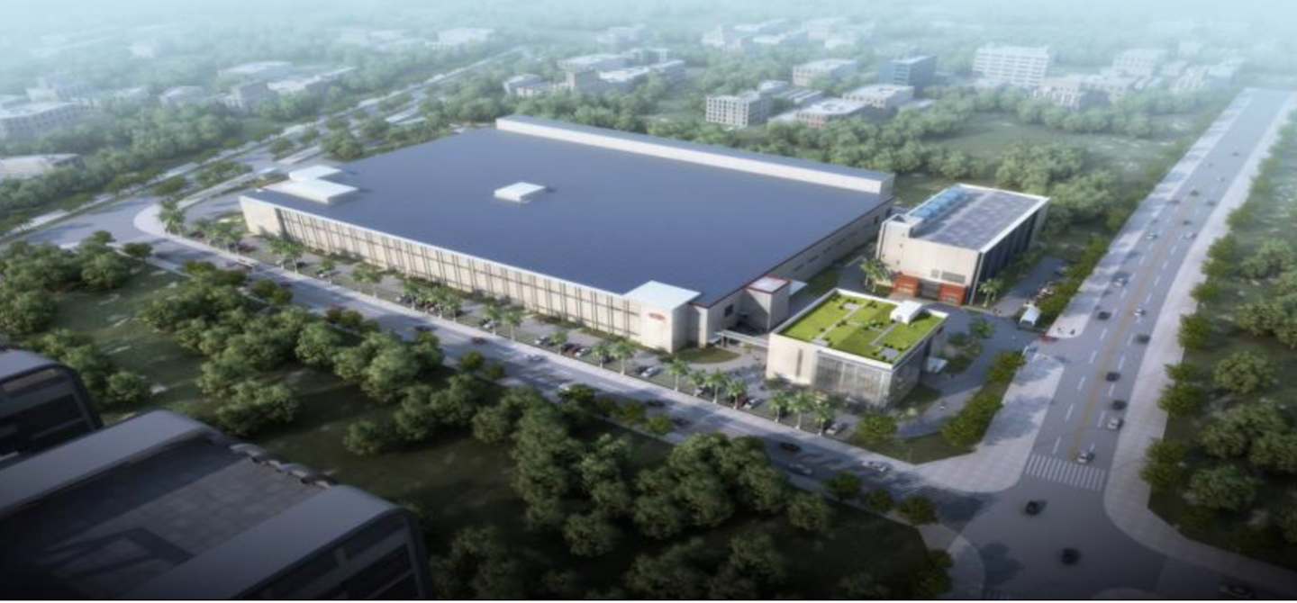 DuPont's massive plastics compounding plant in Shenzhen.