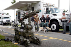 This Andros Mark V robot isn’t the exact robot used in Dallas, but it’s the same model. (AP Photo)