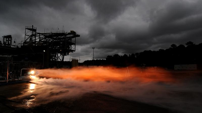 3D printed rocket engine parts worked successfully together during a series of test firings at NASA’s Marshall Space Flight Center in Huntsville, Alabama late last year. (Image credit: NASA/MSFC)