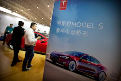 Tesla said August 15, 2016, that the removal of the term autopilot from its website for China was a mistake and the term is being restored. (AP Photo/Mark Schiefelbein, File)