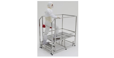 Mnet 124517 New Bio Safe Cleanroom Stairs With Work Platform