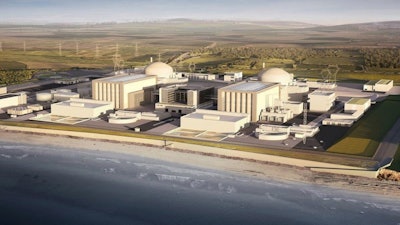 A computer rendering of the twin reactors at Hinkley Point. (Photo Credit: EDF Energy via GE Reports)