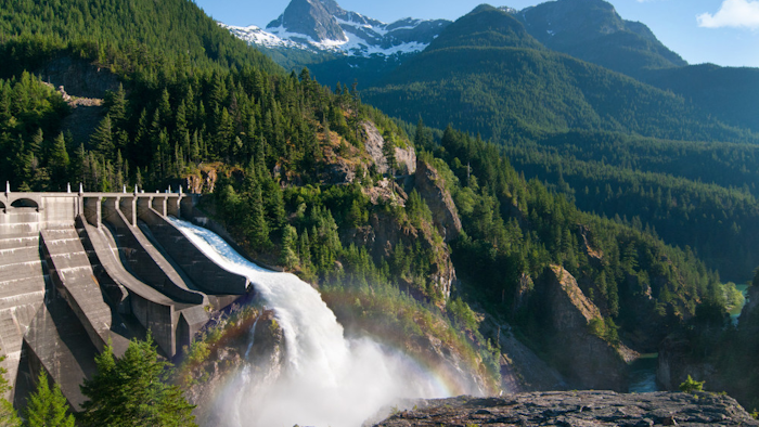 Diablo Dam is one of three dams along the Skagit River that generate about 20 percent of the electricity that powers Seattle, Washington. (Image credit: Getty Images via GE Reports)
