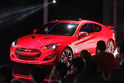 The Hyundai Genesis Coupe is unveiled at the North American International Auto Show in Detroit. (AP Photo/Carlos Osorio, File)