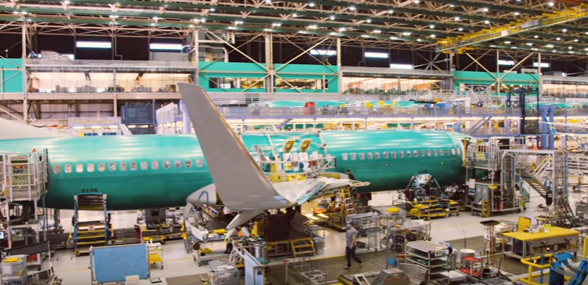 Mnet 92286 Boeing Airplane Wing