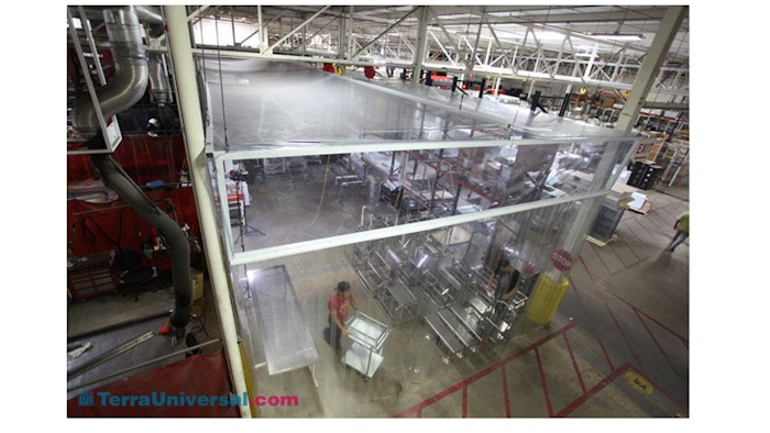 Mnet 124784 Ez Up Suspended Frame Cleanroom