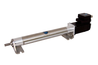 An electric actuator from Bimba Manufacturing.