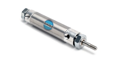 A pneumatic actuator from Bimbo Manufacturing.
