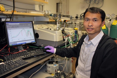 Dr. Kui Tan, a research scientist at The University of Texas at Dallas, recently published a study in the journal Nature Communications that explained a process he discovered that traps potentially harmful emissions within microscopic structures called MOFs.