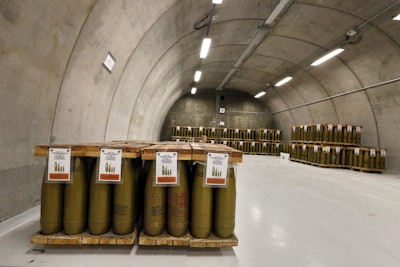 Hundreds of gallons of hazardous wastewater leaked from a tank at the Colorado plant where chemical weapons are being destroyed, the Army said Friday, Dec. 2, 2016. (AP Photo/Brennan Linsley, File)