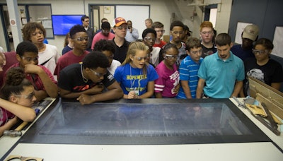 Industrial TurnAround Corporation hosted the 2016 3rd Annual Dream It Do It Manufacturing Technology Camp for high school youth at its facility in Chester, VA, in the summer. (Image credit: GE Reports)