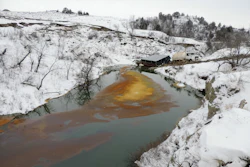 The administration on Friday, Jan. 13, 2017, finalized new regulations for almost 200,000 miles of pipelines that transport crude oil, gasoline and other hazardous liquids. A proposed requirement for companies to immediately repair problems discovered on their lines was dropped. (Scott Stockdill/North Dakota Department of Health via AP, File)