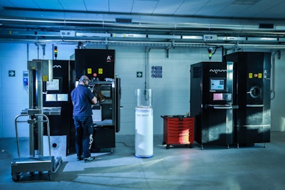 A pair of Arcam machines at Avio Aero’s additive manufacturing factory in Cameri. (Image credit: Avio Aero)
