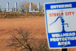 The Keystone Steele City pumping station, into which the planned Keystone XL pipeline was to connect to, is seen in Steele City, Neb., Tuesday, Nov. 3, 2015. (AP Photo/Nati Harnik)