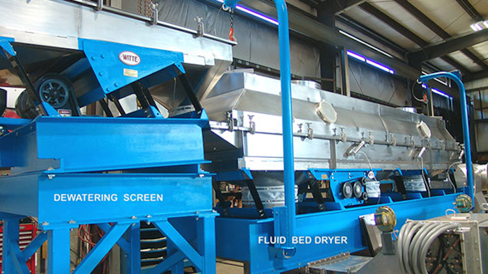Mnet 125276 Witte Dewaterer Feeding Fluid Bed Dryer Web