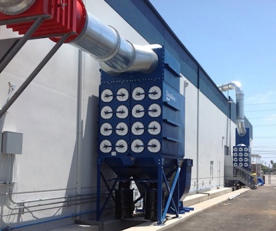While food manufacturers needing to complete a Dust Hazard Analysis have until 2021, reviewing mitigation approaches sooner could integrate them better with your production processes. (Photo courtesy of Donaldson Company)